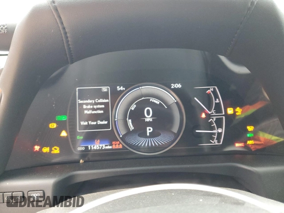 2021 Lexus ES with VIN 58ADA1C16MU006087, listed as a Copart auction lot 43432795 with 114,573 mi miles and Salvage Title. Bid and sale history available at carsss.com. Image 9.