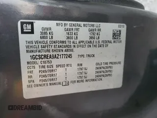 2010 Chevrolet Silverado 1500 LS with VIN 1GCSCREA9AZ177245, listed as a Copart auction lot 87244714 with 268,973 mi miles and Salvage Title. Bid and sale history available at carsss.com. Image 12.