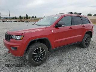 2019 Jeep Grand Cherokee Trailhawk with VIN 1C4RJFLG1KC638601, listed as a Copart auction lot 53182025 with 120,464 mi miles and Salvage title. Bid and sale history available at DreamBid. Image 1.