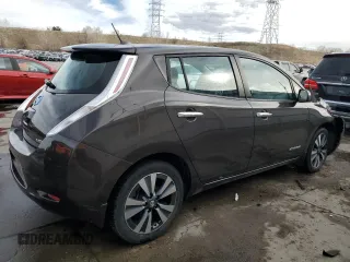 2017 Nissan LEAF S with VIN 1N4BZ0CP8HC302398, listed as a Copart auction lot 50421905 with 31,220 mi miles and Salvage Title. Bid and sale history available at carsss.com. Image 3.