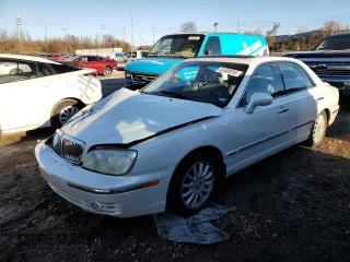 2004 Hyundai XG with VIN KMHFU45EX4A281391, listed as a Copart auction lot 83409284 with 177,666 mi miles and Salvage Title. Bid and sale history available at carsss.com. Image 1.