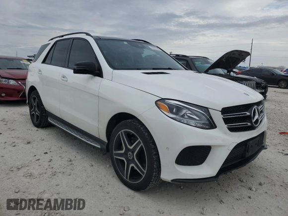2017 Mercedes-Benz GLE 350 with VIN 4JGDA5JB2HA923657, listed as a Copart auction lot 46997685 with 121,202 mi miles and Salvage title. Bid and sale history available at DreamBid. Image 4.
