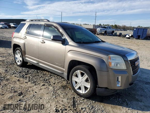 2011 GMC Terrain SLT-1 with VIN 2CTALUEC6B6422200, listed as a Copart auction lot 46494475 with 183,783 mi miles and Salvage Title. Bid and sale history available at carsss.com. Image 4.