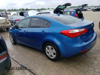 2014 Kia Forte LX with VIN KNAFK4A62E5072887, listed as a Copart auction lot 54943764 with 0 mi miles and Salvage Title. Bid and sale history available at carsss.com. Image 2.