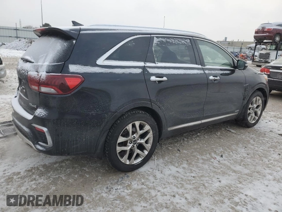 2019 Kia Sorento SX Limited with VIN 5XYPKDA57KG582931, listed as a Copart auction lot 84015284 with 80,988 mi miles and Salvage Title. Bid and sale history available at carsss.com. Image 3.