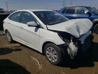 2016 Hyundai Accent SE with VIN KMHCT4AE5GU092212, listed as a Copart auction lot 47585043 with 107,589 mi miles. Bid and sale history available at carsss.com. Image 4.