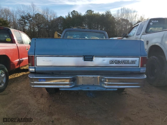 1986 Chevrolet Pickup with VIN 2GCDC14H3G1103068, listed as a Copart auction lot 84613134 with 77,754 mi miles and Salvage Title. Bid and sale history available at carsss.com. Image 11.