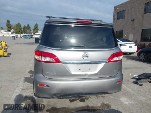 2012 Nissan Quest SL with VIN JN8AE2KP8C9043064, listed as a IAAI auction lot 41609087 with 153,635 mi miles and . Bid and sale history available at DreamBid. Image 16.