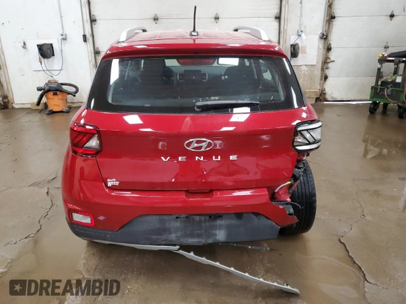 2023 Hyundai Venue Limited with VIN KMHRC8A30PU221005, listed as a Copart auction lot 59570625 with 9,452 mi miles and Salvage title. Bid and sale history available at DreamBid. Image 6.
