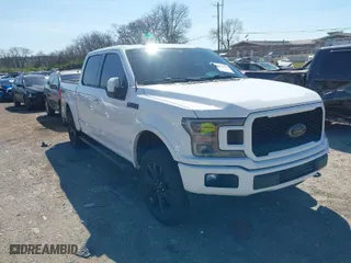 2020 Ford F-150 XL with VIN 1FTEW1E53LFB98833, listed as a IAAI auction lot 41875864 with 77,041 mi miles. Bid and sale history available at carsss.com. Image 1.