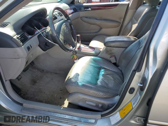 2002 Lexus ES 300 with VIN JTHBF30G720050790, listed as a Copart auction lot 54866125 with 233,167 mi miles and Salvage title. Bid and sale history available at DreamBid. Image 7.
