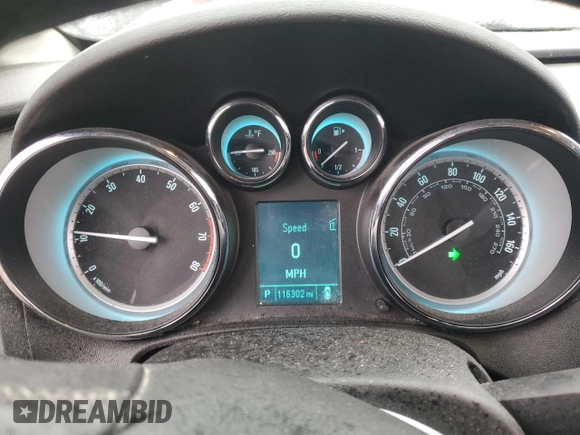 2013 Buick Verano Group with VIN 1G4PS5SK5D4121444, listed as a Copart auction lot 44927455 with 116,302 mi miles and Salvage title. Bid and sale history available at DreamBid. Image 9.