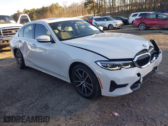 2020 BMW 3 Series 330i z VIN 3MW5R1J06L8B11272, wystawiony jako IAAI lot #41376487 z przebiegiem 28 683 mil mil oraz . Historia ofert i sprzedaży dostępna na DreamBid. Obrazek 1.
