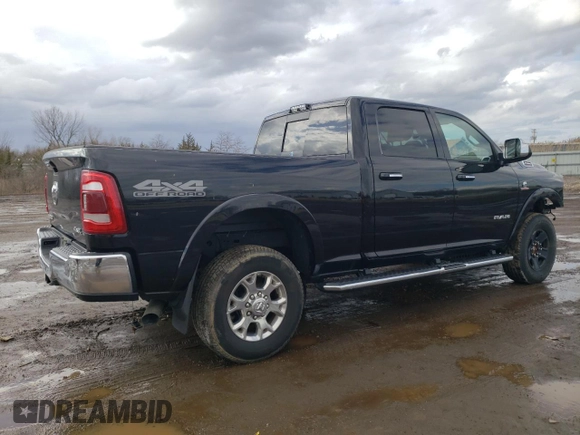 2019 Ram 2500 Laramie with VIN 3C6UR5FL4KG693344, listed as a Copart auction lot 47744485 with 53,672 mi miles and Salvage Title. Bid and sale history available at carsss.com. Image 3.