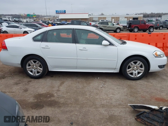 2011 Chevrolet Impala LT Fleet with VIN 2G1WG5EK2B1107533, listed as a IAAI auction lot 41714694 with 217,711 mi miles and . Bid and sale history available at DreamBid. Image 13.