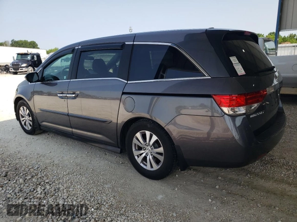 2014 Honda Odyssey EX-L with VIN 5FNRL5H60EB125478, listed as a Copart auction lot 59218355 with 165,928 mi miles and Salvage title. Bid and sale history available at DreamBid. Image 2.