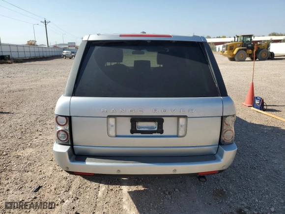 2011 Land Rover Range Rover HSE with VIN SALME1D46BA356397, listed as a Copart auction lot 76538734 with 105,160 mi miles and Clean Title. Bid and sale history available at carsss.com. Image 6.