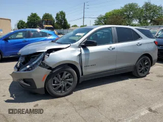 2024 Chevrolet Equinox LS with VIN 3GNAXHEG6RL366525, listed as a Copart auction lot 59193295 with 4,647 mi miles and Salvage title. Bid and sale history available at DreamBid. Image 1.