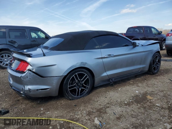 2020 Ford Mustang EcoBoost with VIN 1FATP8UH5L5146916, listed as a Copart auction lot 52550215 with 79,247 mi miles and Salvage title. Bid and sale history available at DreamBid. Image 3.