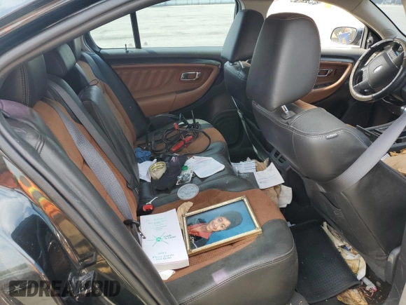 2010 Ford Taurus SHO with VIN 1FAHP2KT5AG105410, listed as a Copart auction lot 55343835 with Not provided miles and Salvage title. Bid and sale history available at DreamBid. Image 10.