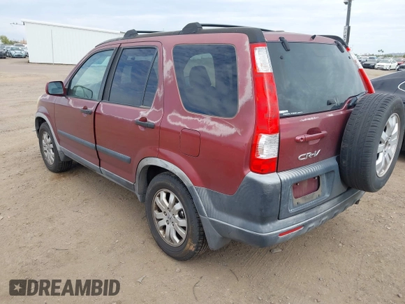 2006 Honda CR-V EX with VIN JHLRD78816C046414, listed as a IAAI auction lot 41924439 with 270,531 mi miles and . Bid and sale history available at carsss.com. Image 3.
