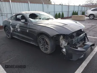 2020 Ford Mustang EcoBoost with VIN 1FA6P8TH7L5120431, listed as a IAAI auction lot 39554213 with Not Provided miles. Bid and sale history available at carsss.com. Image 1.