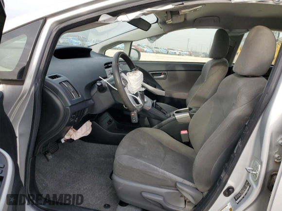 2013 Toyota Prius One with VIN JTDKN3DU3D5561150, listed as a Copart auction lot 47964065 with 0 mi miles and Salvage Title. Bid and sale history available at carsss.com. Image 7.