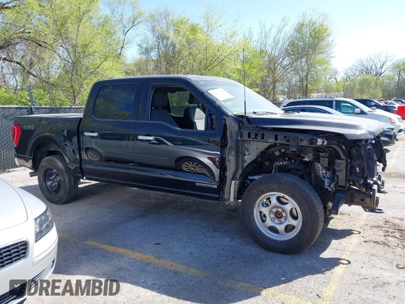 2024 Ford F-150 XLT with VIN 1FTFW3LD1RFA75938, listed as a IAAI auction lot 42011485 with 14,674 mi miles. Bid and sale history available at carsss.com. Image 13.