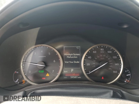 2020 Lexus NX 300h with VIN JTJGJRDZ2L5005228, listed as a Copart auction lot 60477955 with 59,587 mi miles and Salvage title. Bid and sale history available at DreamBid. Image 9.