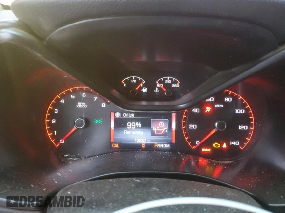 2015 GMC Canyon 4WD SLE with VIN 1GTG6BE30F1136918, listed as a Copart auction lot 82442884 with 102,361 mi miles and Salvage Title. Bid and sale history available at carsss.com. Image 9.