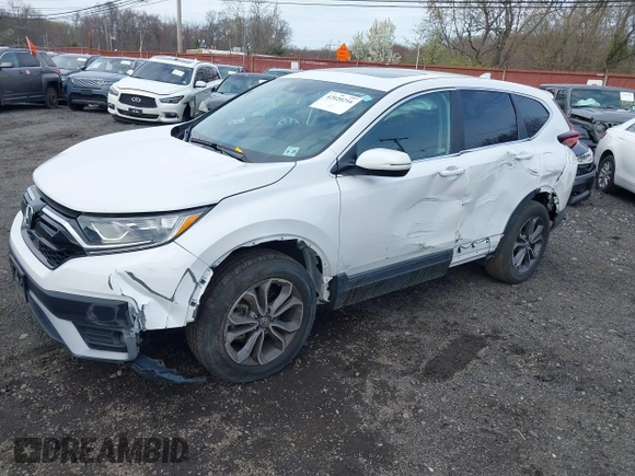 2020 Honda CR-V EX-L with VIN 2HKRW2H86LH635386, listed as a IAAI auction lot 42020216 with 46,291 mi miles and . Bid and sale history available at DreamBid. Image 17.