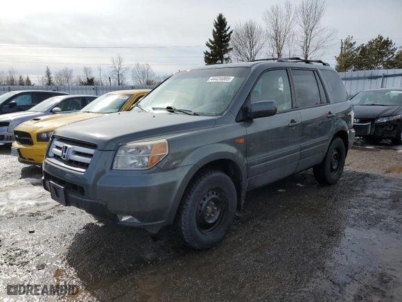 2008 Honda Pilot SE with VIN 5FNYF18358B503168, listed as a Copart auction lot 44424065 with 204,661 mi miles and Clean Title. Bid and sale history available at carsss.com. Image 1.