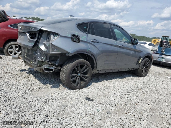 2019 BMW X6 sDrive35i with VIN 5UXKU0C58K0G92906, listed as a Copart auction lot 67123564 with 70,716 mi miles and Salvage Title. Bid and sale history available at carsss.com. Image 3.