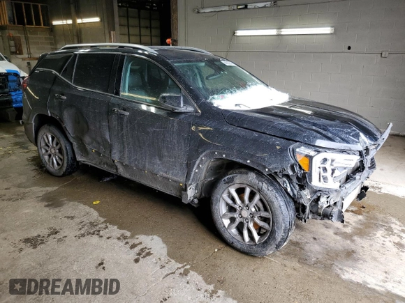 2022 GMC Terrain SLT with VIN 3GKALPEV4NL101114, listed as a Copart auction lot 44889475 with 86,800 mi miles and Salvage Title. Bid and sale history available at carsss.com. Image 4.