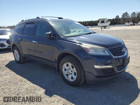 2017 Chevrolet Traverse LS with VIN 1GNKRFED5HJ165598, listed as a Copart auction lot 50578715 with Not provided miles and Salvage title. Bid and sale history available at DreamBid. Image 4.