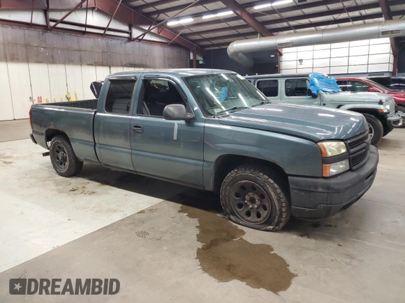 2006 Chevrolet Silverado 1500 Work Truck with VIN 1GCEC19X46Z288905, listed as a Copart auction lot 41909105 with 186,325 mi miles and Clean Title. Bid and sale history available at carsss.com. Image 4.