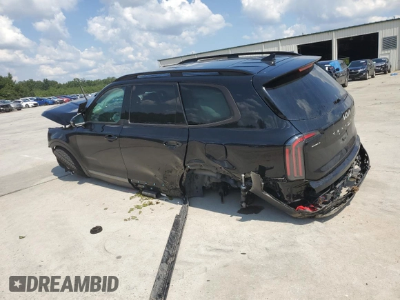 2023 Kia Telluride SX X-Pro with VIN 5XYP5DGC3PG350539, listed as a Copart auction lot 67594324 with 38,272 mi miles and Salvage title. Bid and sale history available at DreamBid. Image 2.