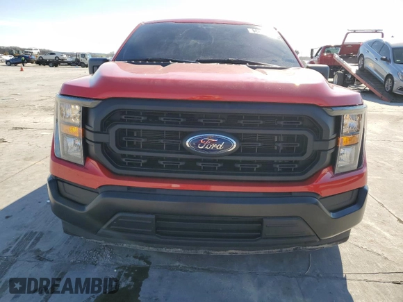 2023 Ford F-150 XL with VIN 1FTMF1C59PKE73620, listed as a Copart auction lot 88289545 with 10,935 mi miles and Salvage Title. Bid and sale history available at carsss.com. Image 5.