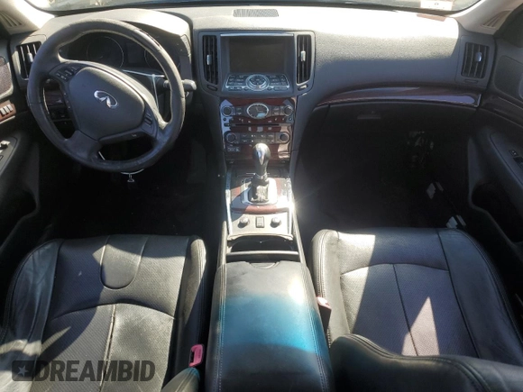 2013 Infiniti G37 x with VIN JN1CV6AR4DM753899, listed as a Copart auction lot 52351725 with Not Provided miles and Clean Title. Bid and sale history available at DreamBid. Image 8.