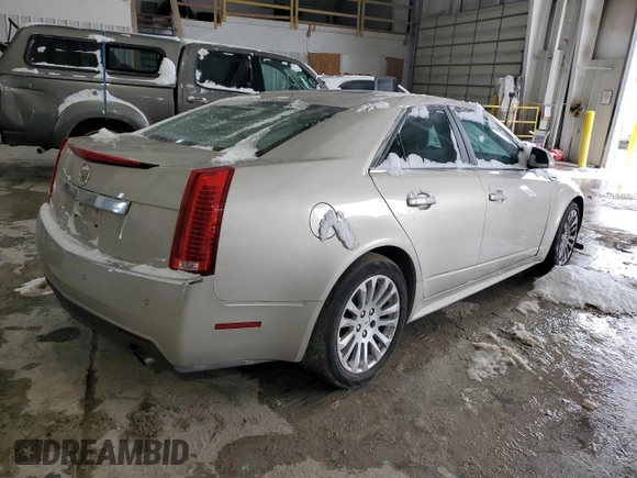 2013 Cadillac CTS Premium with VIN 1G6DP5E31D0115180, listed as a Copart auction lot 44717465 with 239,353 mi miles and Salvage Title. Bid and sale history available at DreamBid. Image 3.