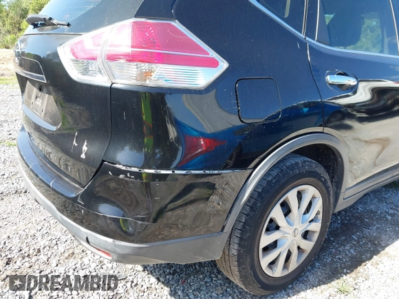 2015 Nissan Rogue S with VIN KNMAT2MT3FP526411, listed as a IAAI auction lot 42166030 with 101,501 mi miles and . Bid and sale history available at DreamBid. Image 6.