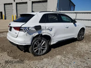 2021 Audi Q3 S line Premium Plus with VIN WA1EECF38M1041061, listed as a Copart auction lot 46298345 with 87,225 mi miles and Clean Title. Bid and sale history available at carsss.com. Image 3.
