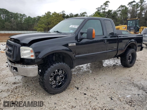 2007 Ford F-250 XL with VIN 1FTSX21P47EA34810, listed as a Copart auction lot 44770375 with 181,801 mi miles and Salvage Title. Bid and sale history available at DreamBid. Image 1.