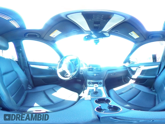 2009 Mercedes-Benz C 300 Sport with VIN WDDGF81X79R050707, listed as a Copart auction lot 57755795 with 90,058 mi miles and Salvage title. Bid and sale history available at DreamBid. Image 14.