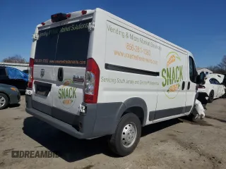 2018 Ram ProMaster Cargo with VIN 3C6TRVAG0JE104838, listed as a Copart auction lot 49676745 with 89,428 mi miles and Salvage Title. Bid and sale history available at DreamBid. Image 3.