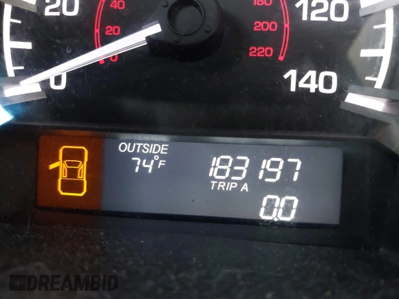2010 Honda Ridgeline RTL with VIN 5FPYK1F50AB003576, listed as a IAAI auction lot 42050763 with 183,197 mi miles. Bid and sale history available at carsss.com. Image 15.