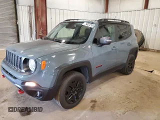 2018 Jeep Renegade Trailhawk с VIN ZACCJBCB9JPH15163, выставлен на аукционе Copart как лот 62149435 с пробегом 104 996 миль миль и Чистый • Clean title. История ставок и продаж доступна на DreamBid. Изображение 1.