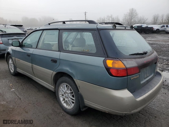 2000 Subaru Legacy Wagon Outback w/GB Equip with VIN 4S3BH6750Y6648081, listed as a Copart auction lot 84545584 with 200,412 mi miles and Salvage Title. Bid and sale history available at carsss.com. Image 2.