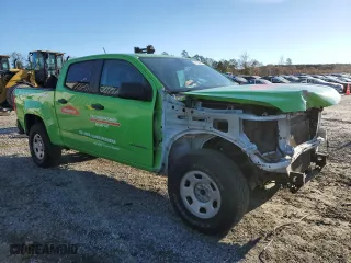 2020 Chevrolet Colorado 2WD Work Truck with VIN 1GCGSBEN1L1139674, listed as a Copart auction lot 81184494 with 85,869 mi miles and Salvage Title. Bid and sale history available at carsss.com. Image 4.