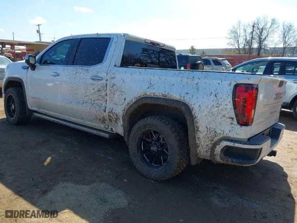 2020 GMC Sierra 1500 Denali with VIN 1GTU9FEL7LZ152659, listed as a IAAI auction lot 41662492 with 101,222 mi miles. Bid and sale history available at carsss.com. Image 3.